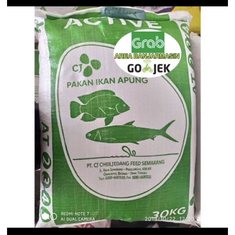 Pakan ikan apung active samsung - active ikan 30kg - makanan ikan tambak active - fishfeed