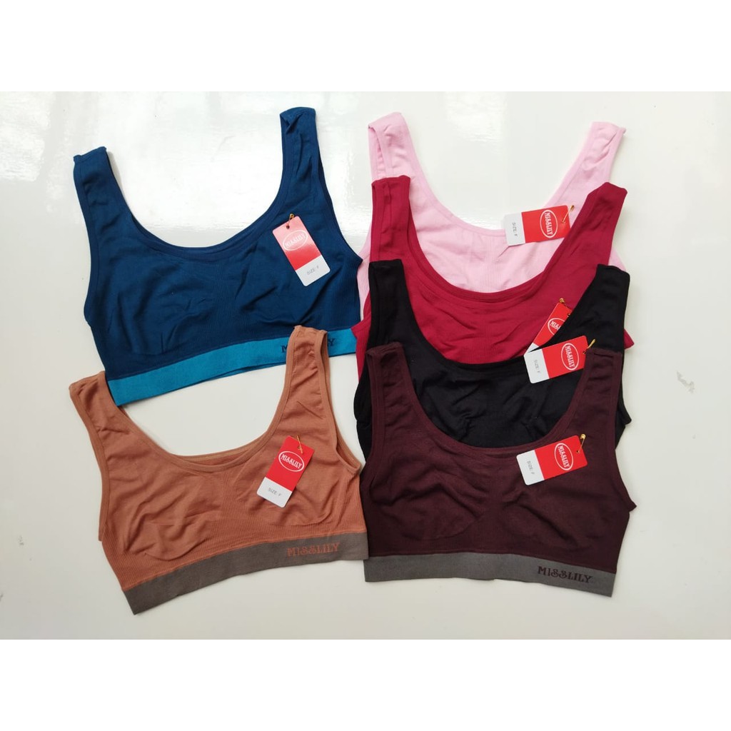 Sportbra Dewasa Remaja Import Bahan Elastis Bra kaos