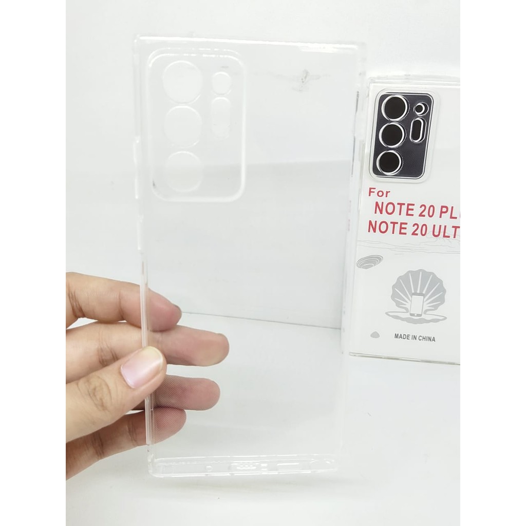 Soft Case Clear HD with Protector Camera Samsung Note 20 Ultra 6.9 inchi TPU Silicon Transparan