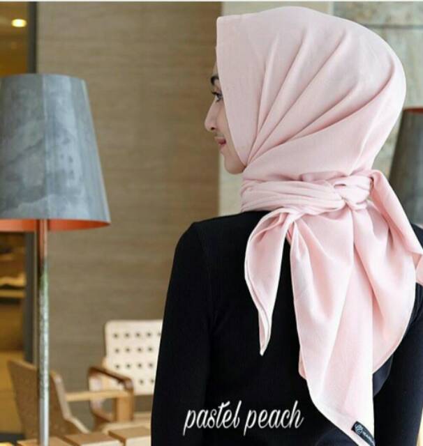 JILBAB SEGI EMPAT INSTAN DIAMOND CREPE