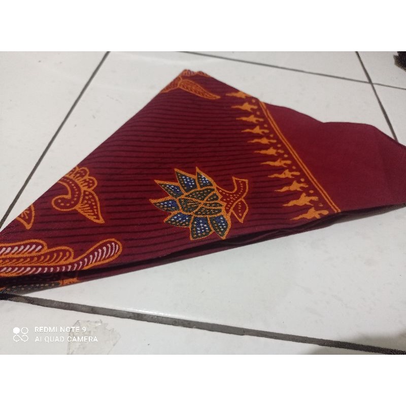 Udeng iket Kepala Batik Print Segi Tiga