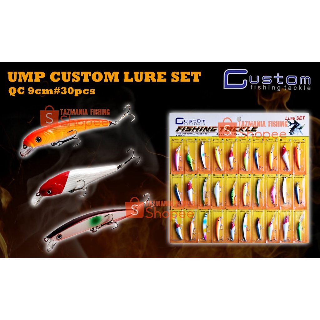 Custom Lure Spoon Umpan Lure MINNOW 9 cm CUSTOM
