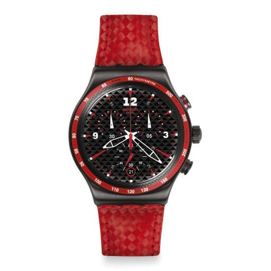 SWATCH YVM401  Jam Tangan Pria  Merah