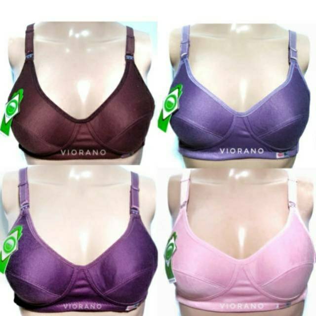 TERLARIS Sport Bra Viorano Hanna / Bra Tanpa Kawat 34 36 Bh Wanita Murah Busa Tipis Tanpa Kawat Bra Cewek Kutang Ibu Pakaian Dalam Wanita