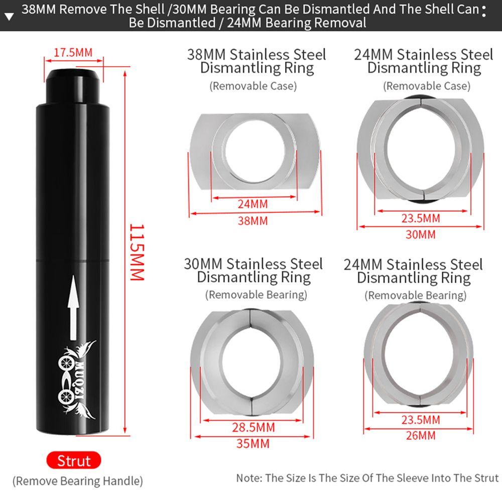 Lanfy Pasang Alat Pelepas Pasang Sepeda Bike Alat Bongkar Pasang Statis Tekan-in Sepeda Jalan Gigi Tetap Bawah Bracket Bearing Instalasi Repair Kit Bracket Bawah Pasang Kit Pelepas