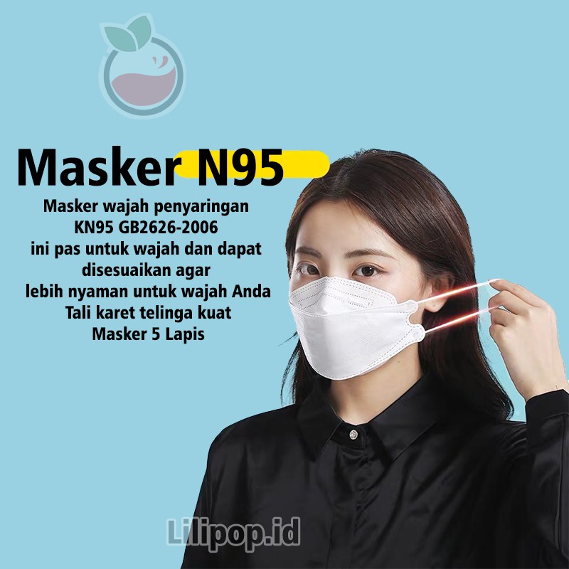 Masker KN95 isi 10 Pcs PM2.5 Earloop