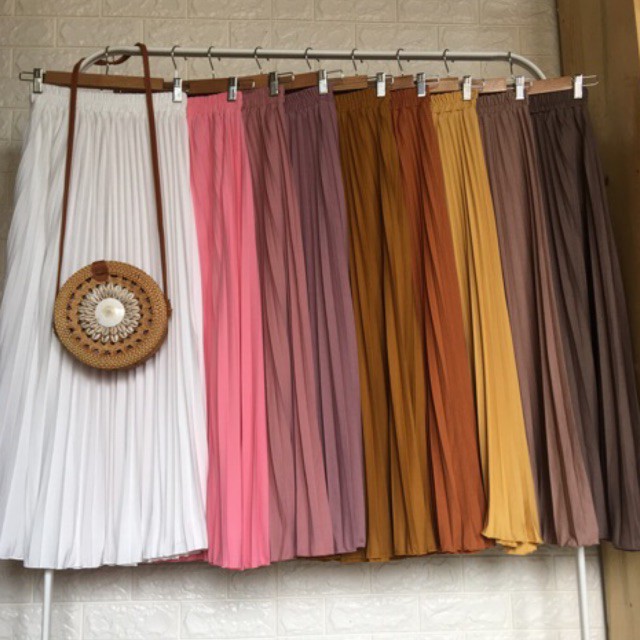 TERBAIK TERMURAH TERBARU ASLI PALING MURAH 2020 SIP / (BISA COD) ROK PLISKET WANITA UMBRELLA