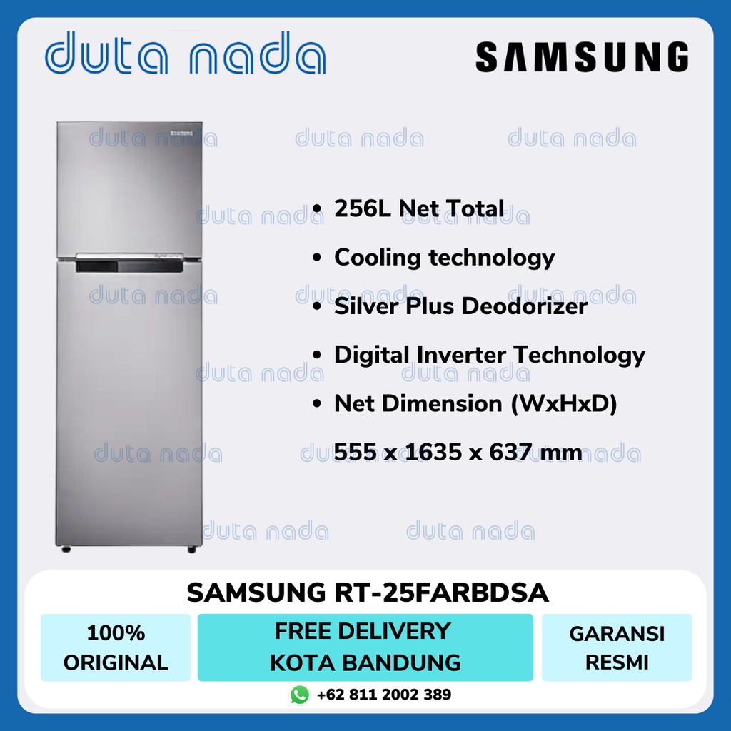 SAMSUNG Kulkas 2 Pintu RT-25FARBDSA