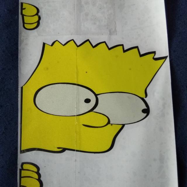 STICKER SIMPSONS CUTTING STICKER KACA MOBIL MURAH