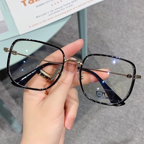 Kacamata Myopia Graded 50 100 150 200 250 300 350 400 450 500 550 600 Bahan Metal Gaya Retro Untuk Pria Dan Wanita