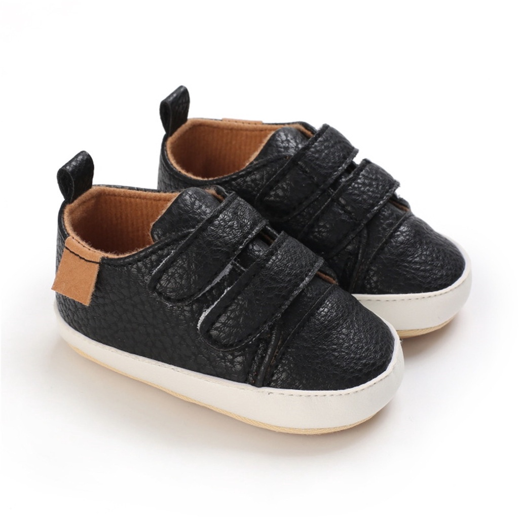 Sepatu Anak Laki Laki &amp; Perempuan Sepatu Bayi VELCRO TYPE 003 PU Leather - Sepatu Balita Casual Import