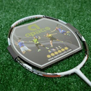 Raket APACS NEW Z Ziggler White  inc  Senar Fleet dan Grip  Terbaik