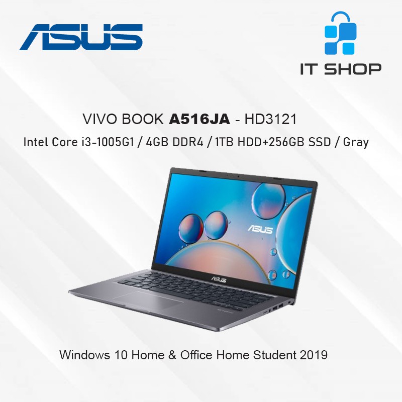 ASUS Vivo Book A516JA-HD3121 Core i3 - Gray | Shopee Indonesia