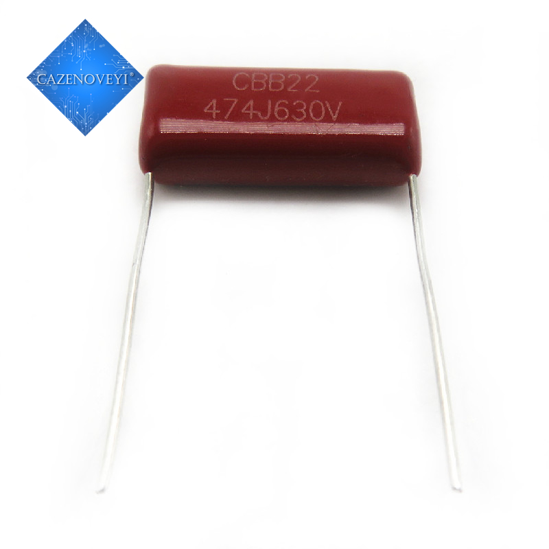 10pcs Kapasitor Film Polypropylene 630v474j 0.47uf 470nf Pitch 20mm 630v 474 Cbb