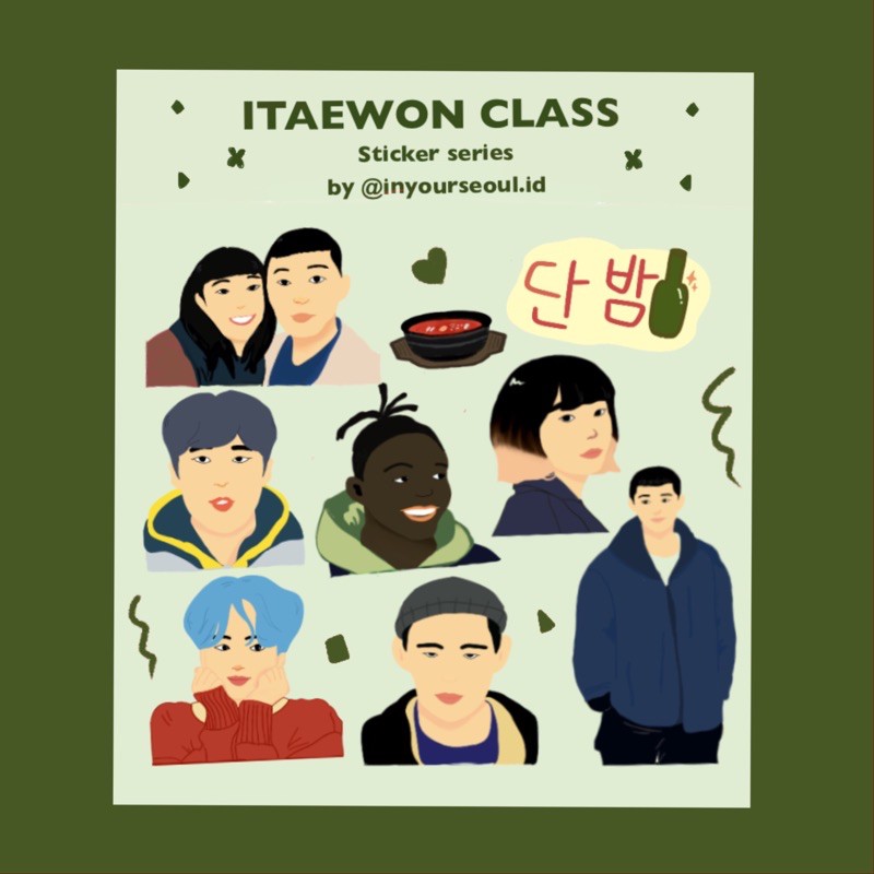ITAEWON CLASS STICKER