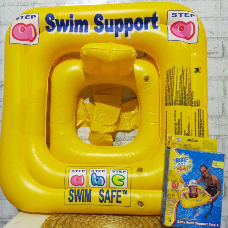 bestway ban renang swim support baby pelampung angin bayi kolam air step A safe surf and fun mainan