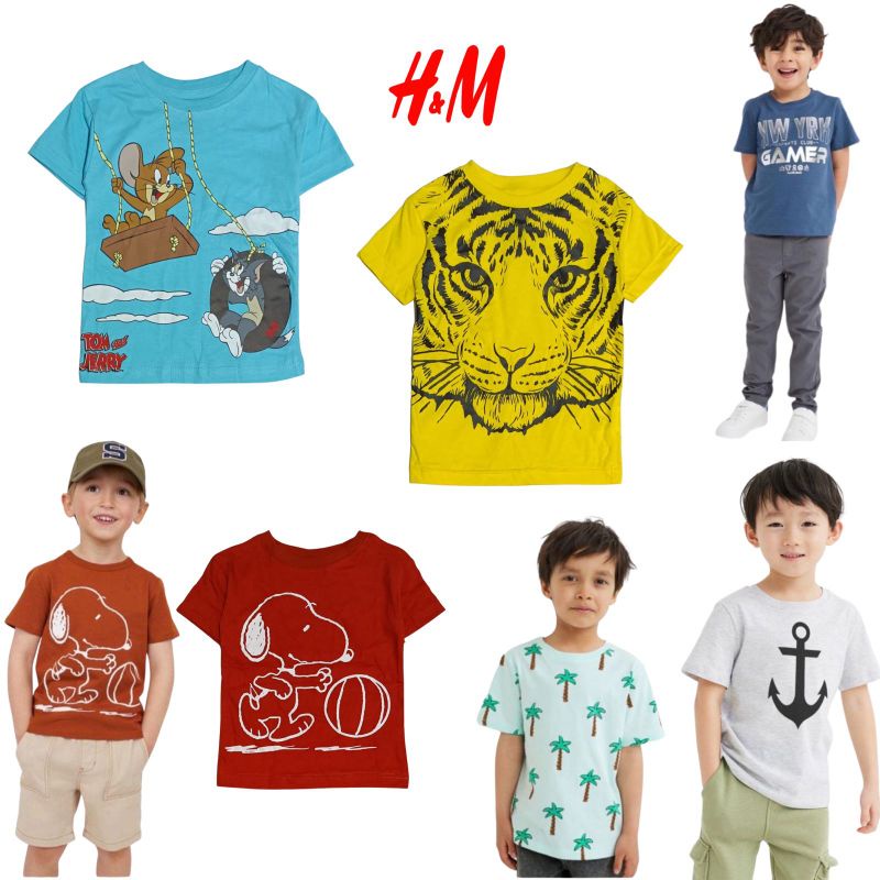 Tshirt Kaos Anak usia 1 - 4 Tahun (CMT)