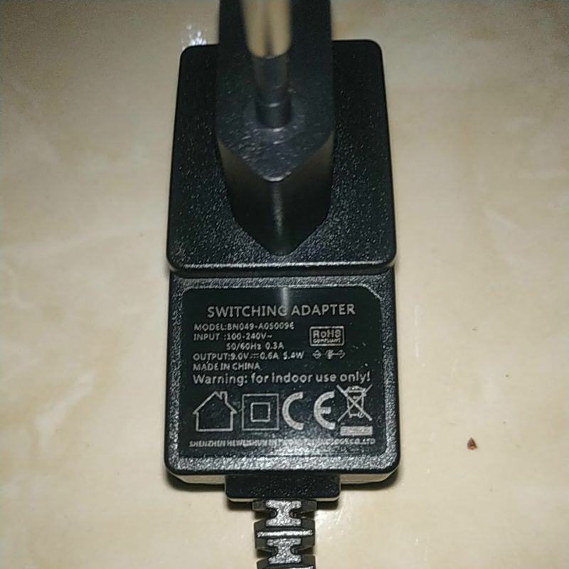 ADAPTOR 9V 0.6A ORIGINAL SUPPORT D-LINK,TP-LINK DAN TOTOLINK