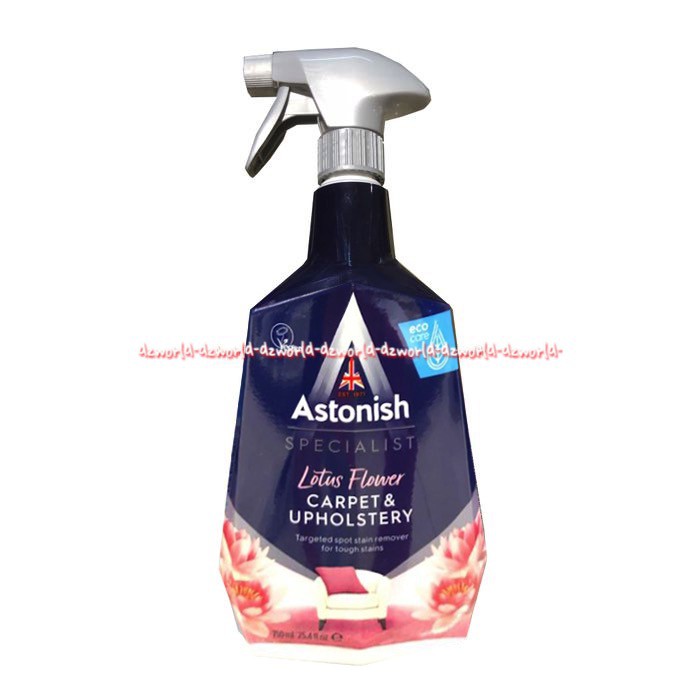 Astonish Carpet &amp; Upholstery Spray 750ml Cairan Pembersih Membersihkan Karpet dan Kain Baju Noda Kotoran Lebih Cepat Astonis Carpets