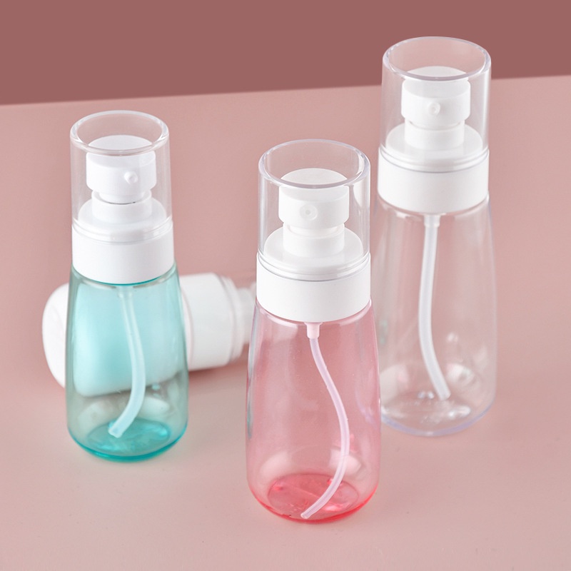 [100ml Travel-packed Small Portable Watering Can] [Transparent Sunscreen Spray Bottle Perfume Bottle] [Refillable Fine Mist Spray Bottle] [Suitable for Sunscreen Lotion &amp; Disinfectant]