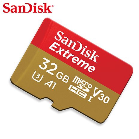 SANDISK Extreme A1 Micro SD Card for Mobile Gaming 32GB 100MBps