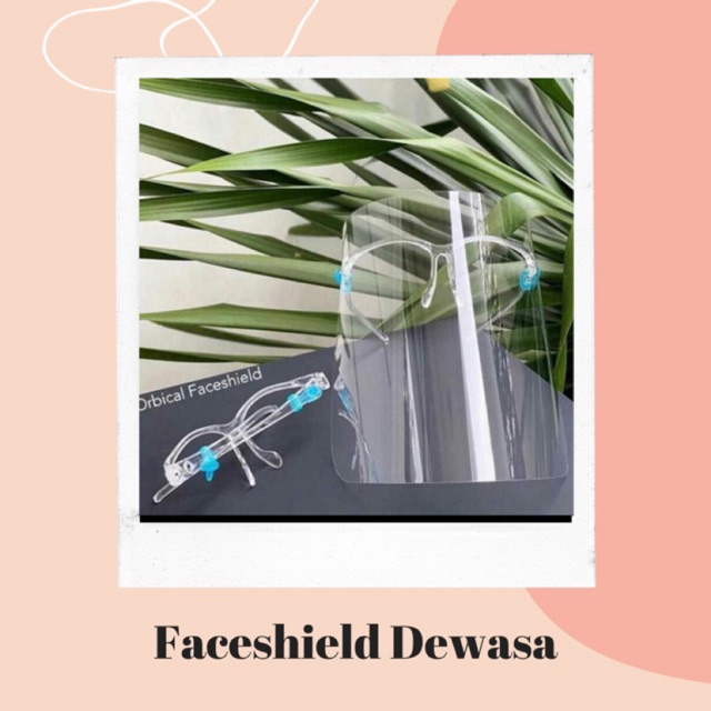 READY STOCK IMPORT Faceshield Kacamata Dewasa & Anak / Faceshield Nagita Grosir / Pelindung Wajah