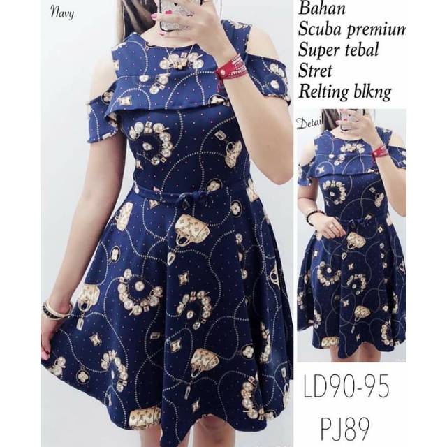 dress sabrina scuba