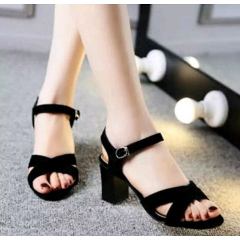 HEELS TAHU/KOTAK FAHSION SILANG ELEGAN