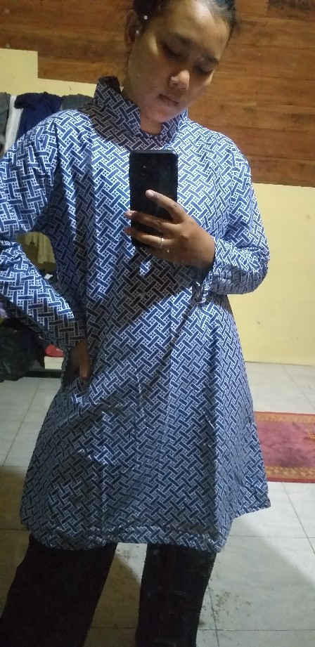 Terlaris Serut Genes Jelita Tunic Navbor Yelbor Whitbor Creambor Tunik Batik Modern Hrb030 Dolbidob.