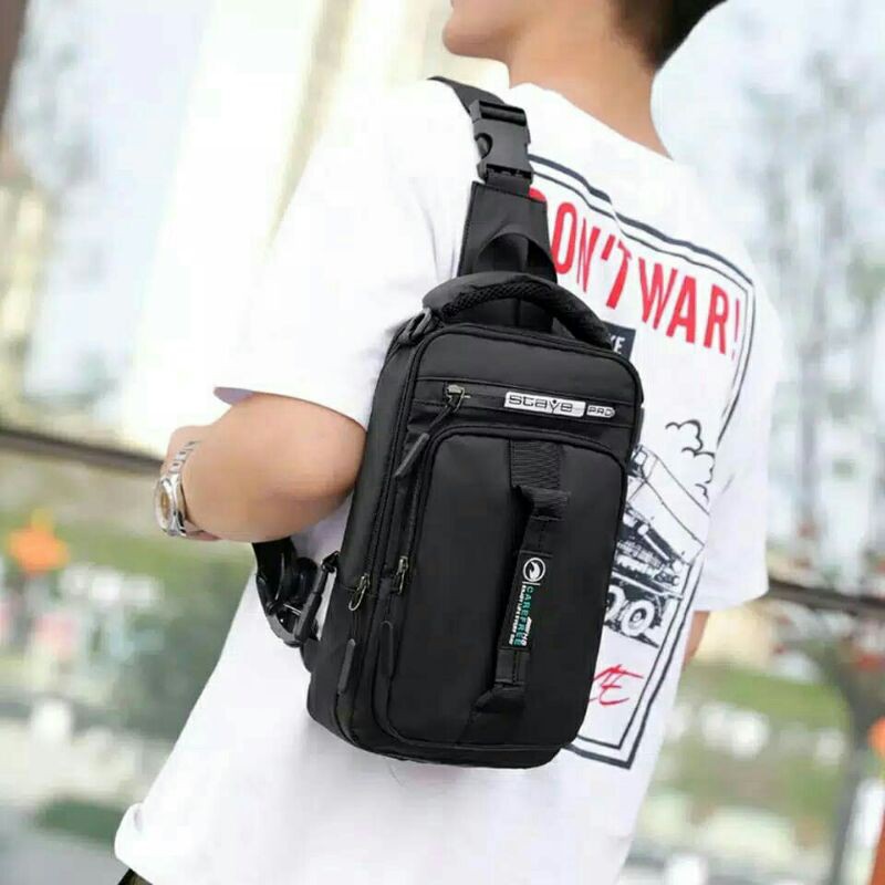 Tas ELEMENT 3 in 1 bisa slempang bisa ransel . anti air