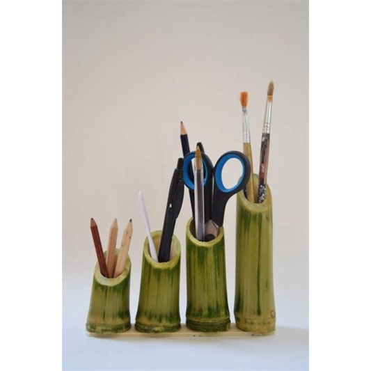 

tempat pensil aesthetic bambu murah