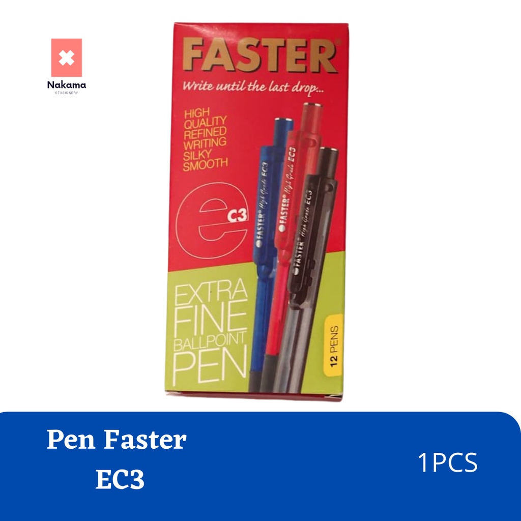 

Pen Faster Ballpoint Pulpen EC3 ,0.7mm