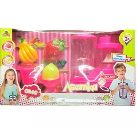 Mainan anak blenderan jus buah dan gelas pakai baterai / Jus Buah Little Juicer Blender /Blender set juice aneka buah