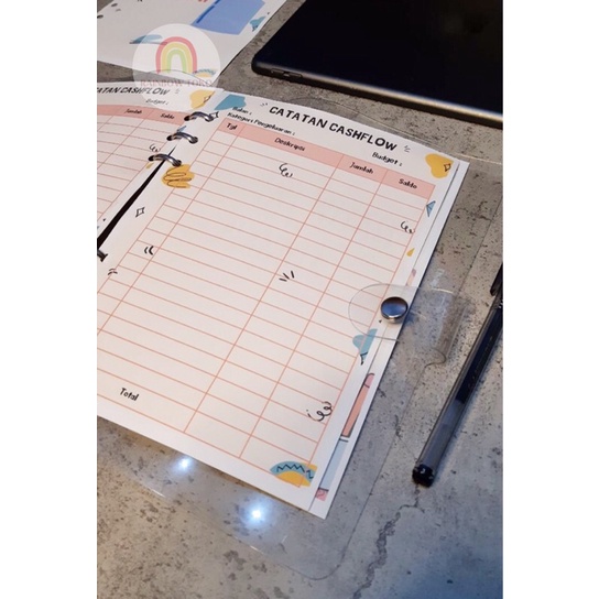 

KERTAS ISI REFILL BINDER A5 LOOSE LEAF AGENDA BUKU CATATAN CASHFLOW DAILY FINANCIAL PLANNER PENGATUR LAPORAN KEUANGAN BUDGETING PEMBATAS BUKU