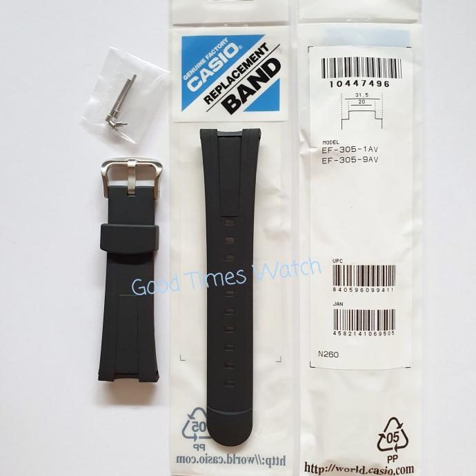 Strap Edifice Ef-305 / Casio Original Terbaru