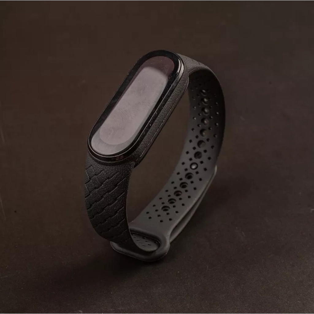 SILICONE ANYAMAN Braided Strap xiaomi Mi Band 5 6 7 Tali Miband 5 6 7