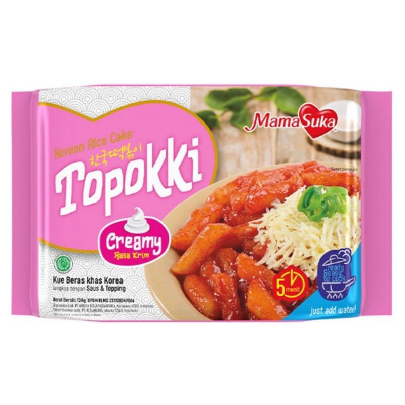 

Topokki mama suka creamy 134gr