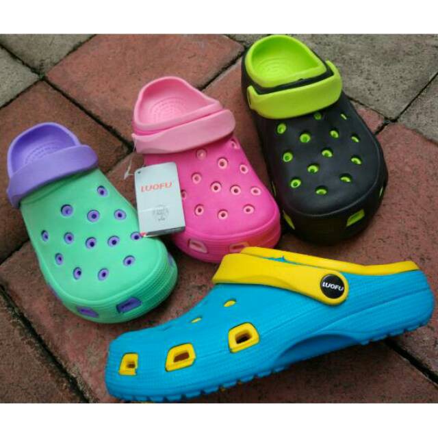 6132 sandal crocs luofu sendal abg --YY--