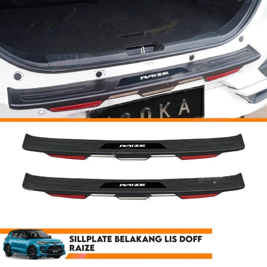 Sillplate Belakang Raize 2021 Reflektor