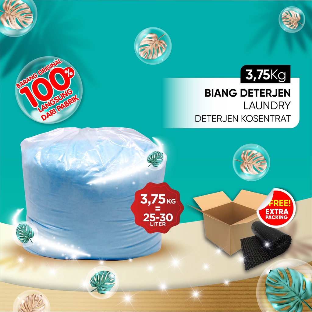 Biang Deterjen Laundry Deterjen Kosentrat Hemat Ongkir Bonus 250gr Up To 30 Liter