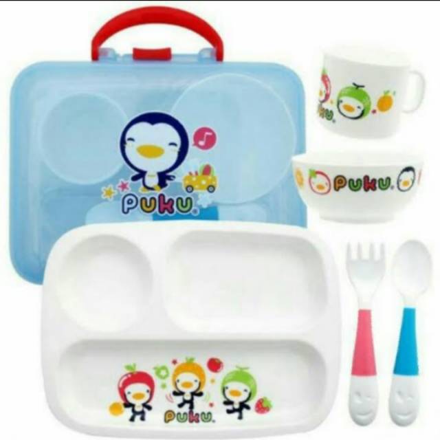 Puki tableware set 5pcs with casing