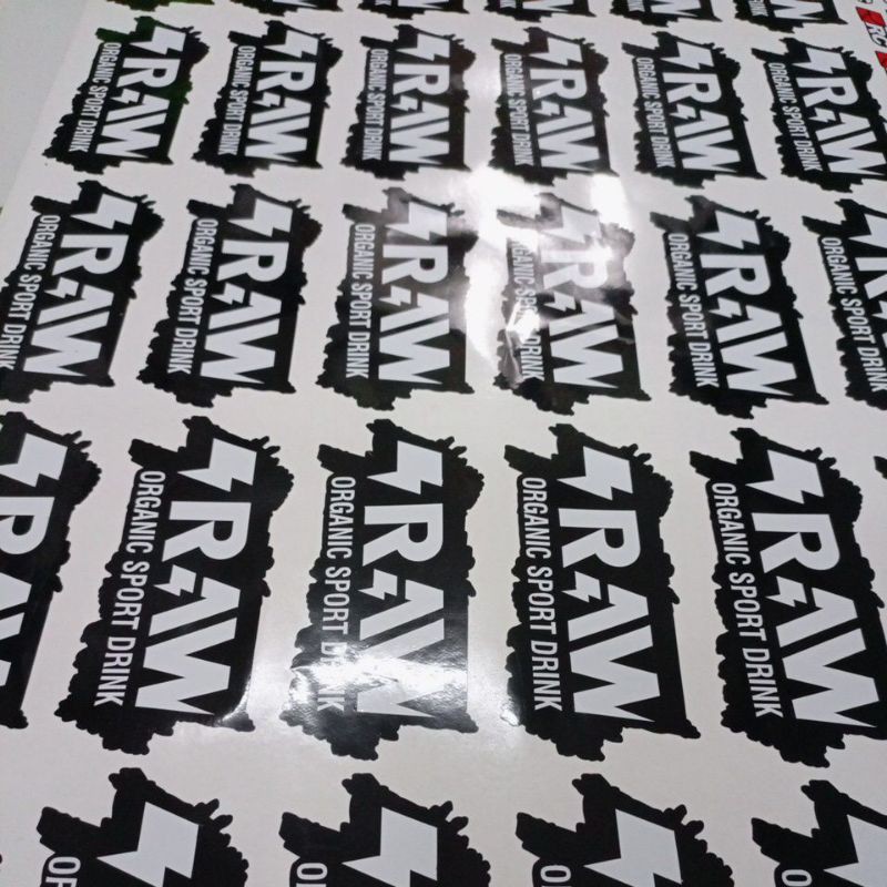 

sticker cutting-raw