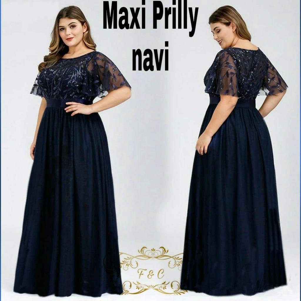 Feodora fashion / Maxi Prilly / dress wanita / dress jumbo wanita / fashion wanita / pakaian wanita (GOOD QUALITY)