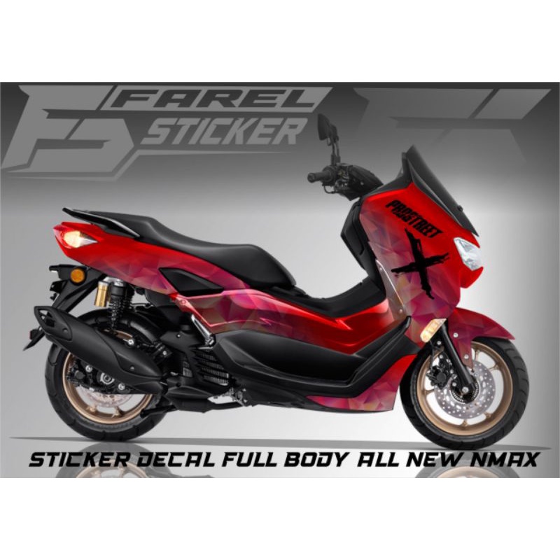 DECAL FULL BODY YAMAHA NMAX NEW/2021 STRIPING DEKAL VARIAIS NMAX