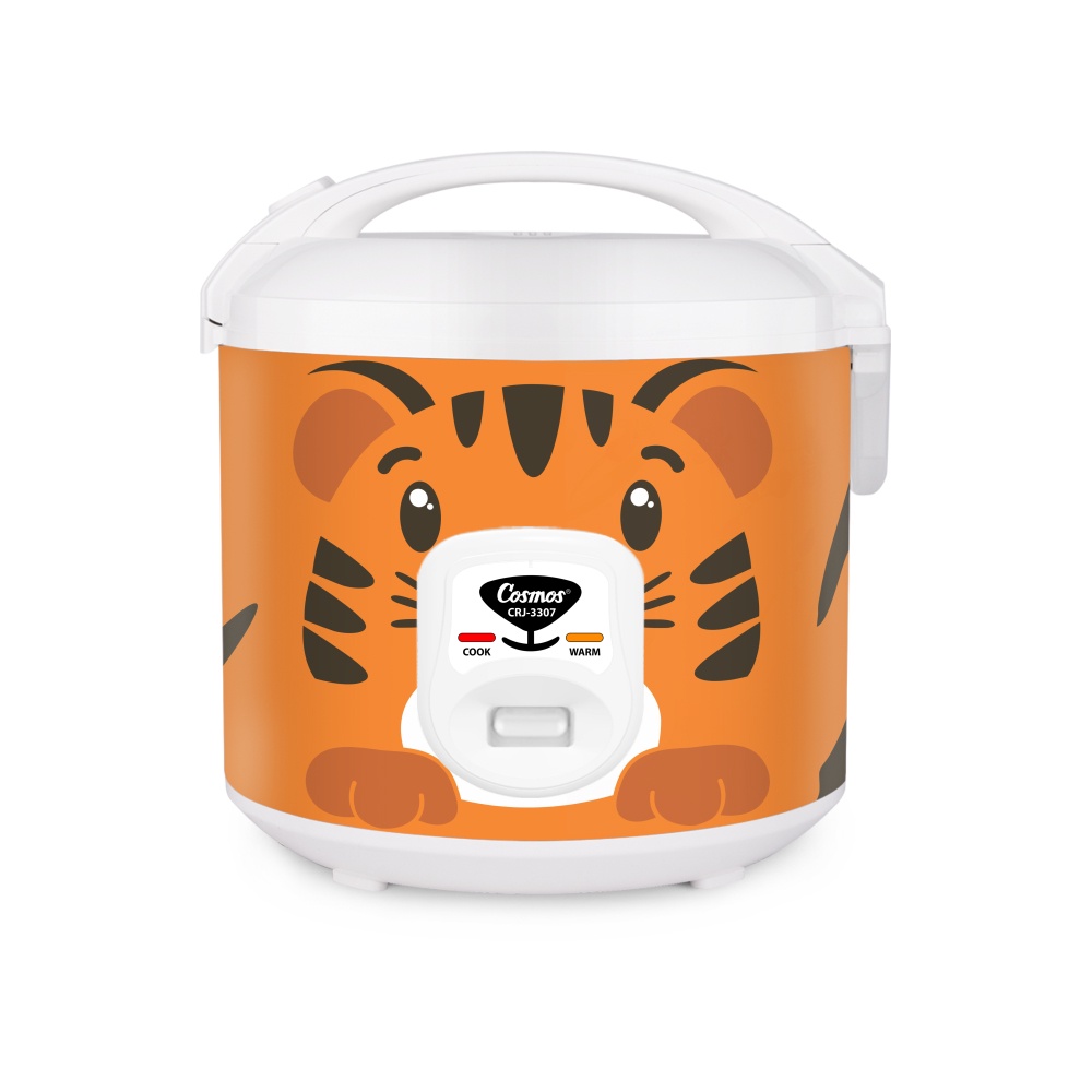 Rice Cooker Cosmos Magic Com CRJ-3307 Penanak Nasi CRJ3307 Fabelia Series CRJ 3307 T / K / C Tiger Koala Cat