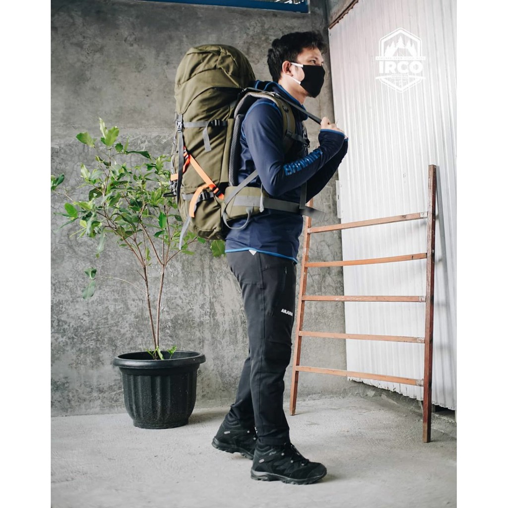 Promo Tas Gunung Carrier - Tas Keril 65L Free Rain Cover - Ransel Outdoor Hiking Camping