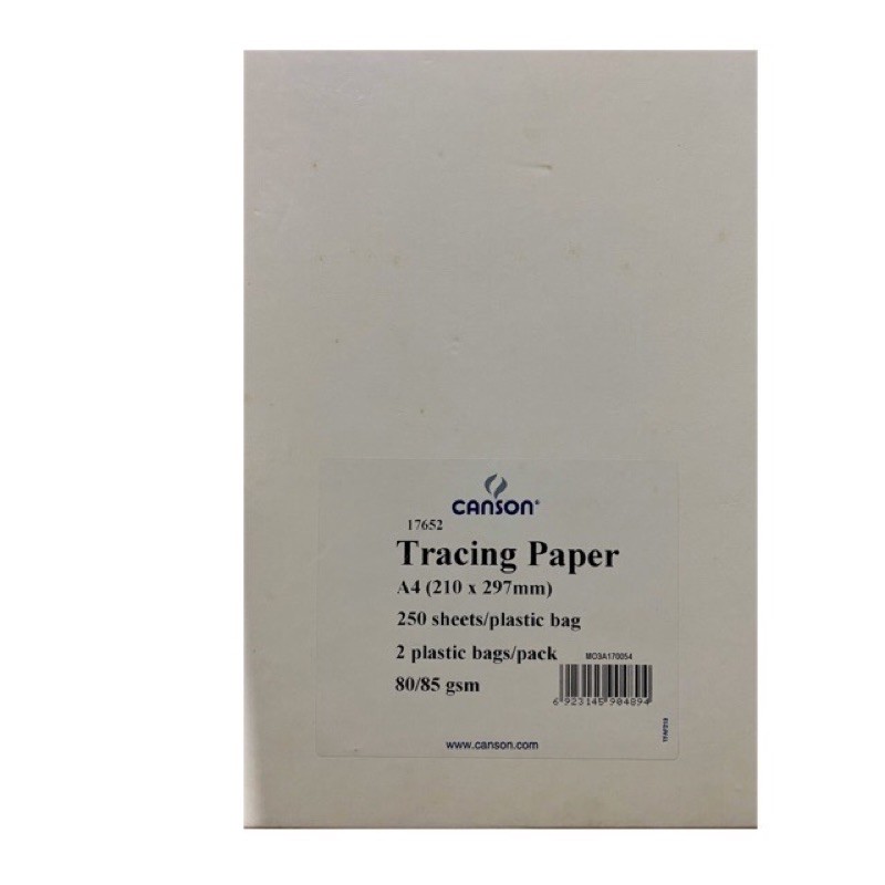 

Canson Tracing Paper A4 / 12 Sheets