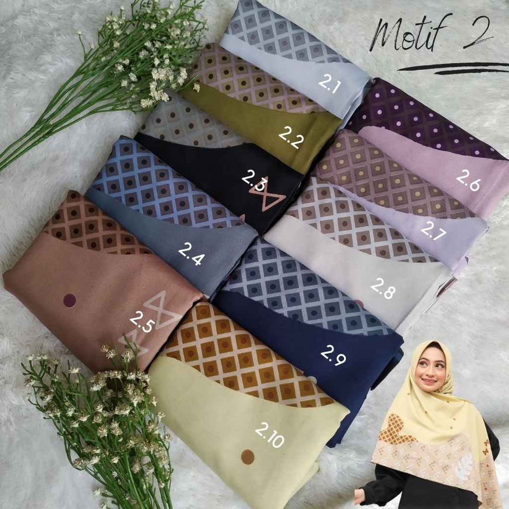 VOAL MIRACLE SYARI MOTIF LC BY UMAMA HIJAB SYARI SEGI EMPAT-motif 2