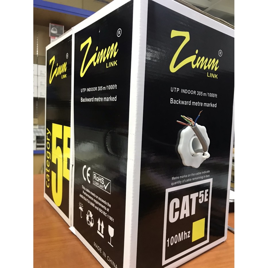 KABEL ZIMM LINK CAT 5e UKURAN 25 METER