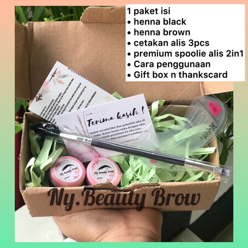 CepatSampai- Henna Alis-brow henna-Henna Alis tahan lama-Henna powder-hennatint-browtinthenna-murah